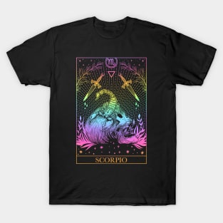 Zodiac sign tarot card Scorpio T-Shirt